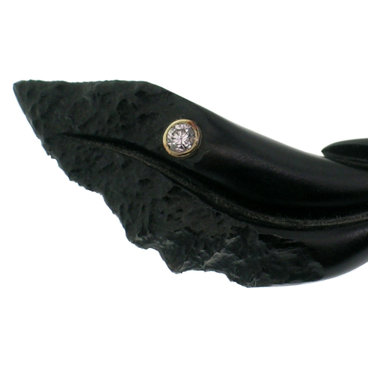 Oregon Sunstone & Steve Walters Carved Chalcedony 18kt Pendant Enhancer & Brooch Pin made in USA for Cynthia Scott Jewelry