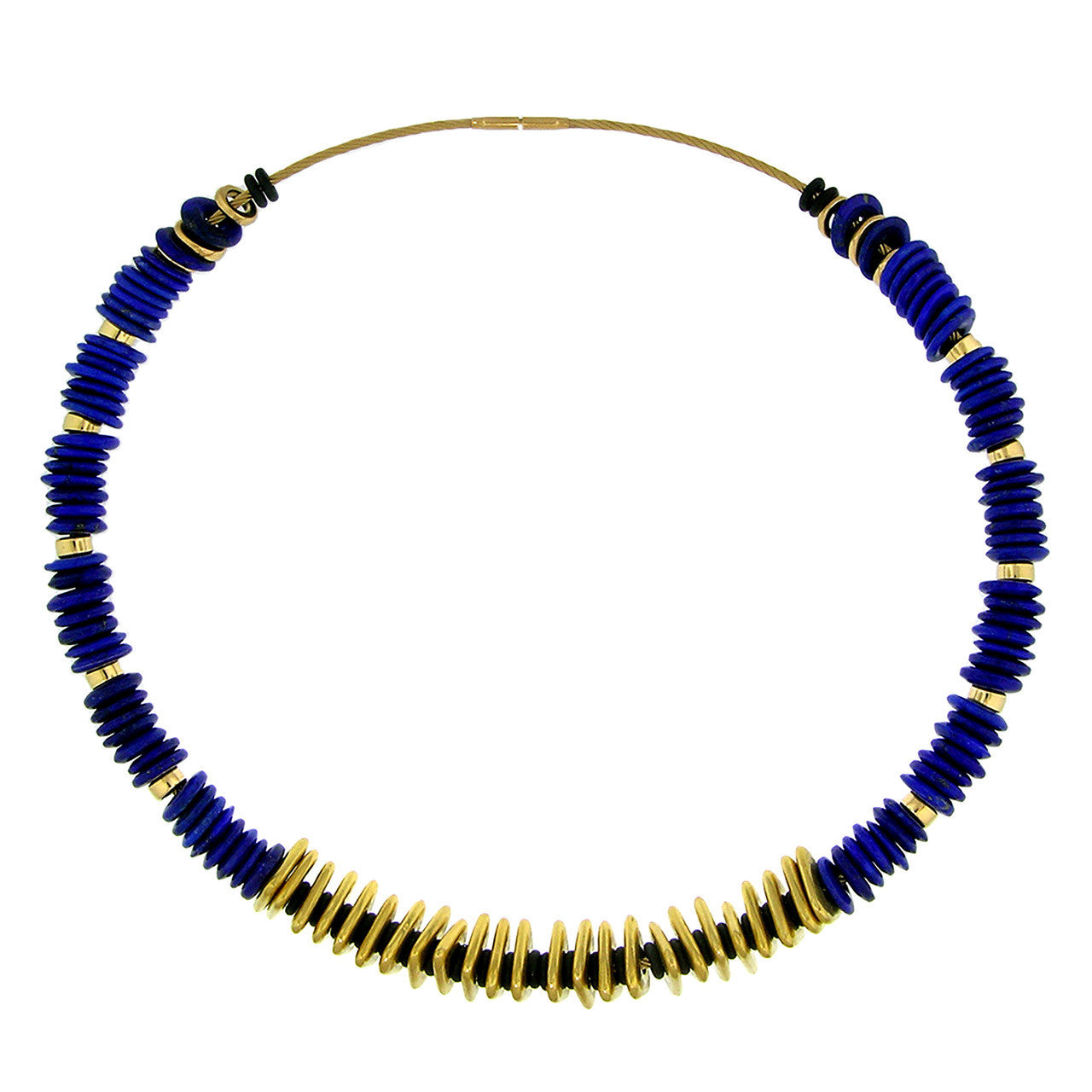 Lapis, 18kt & 20kt Convertible Necklace