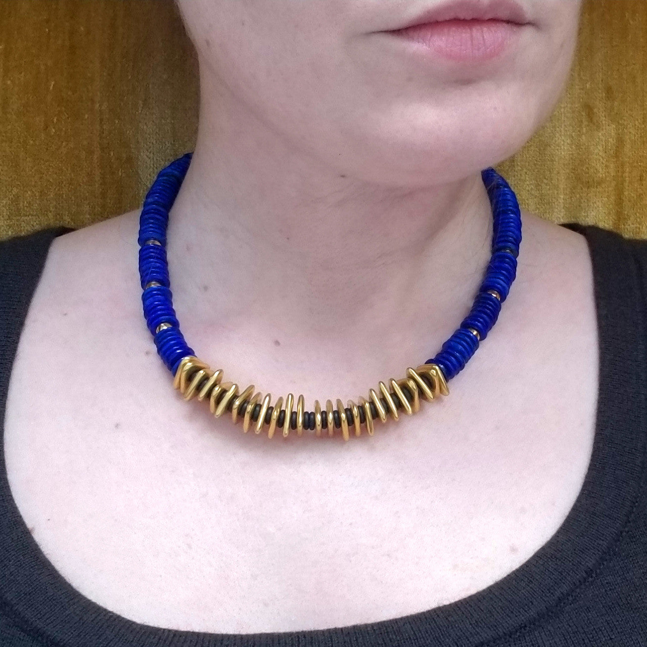 Lapis, 18kt & 20kt Convertible Necklace