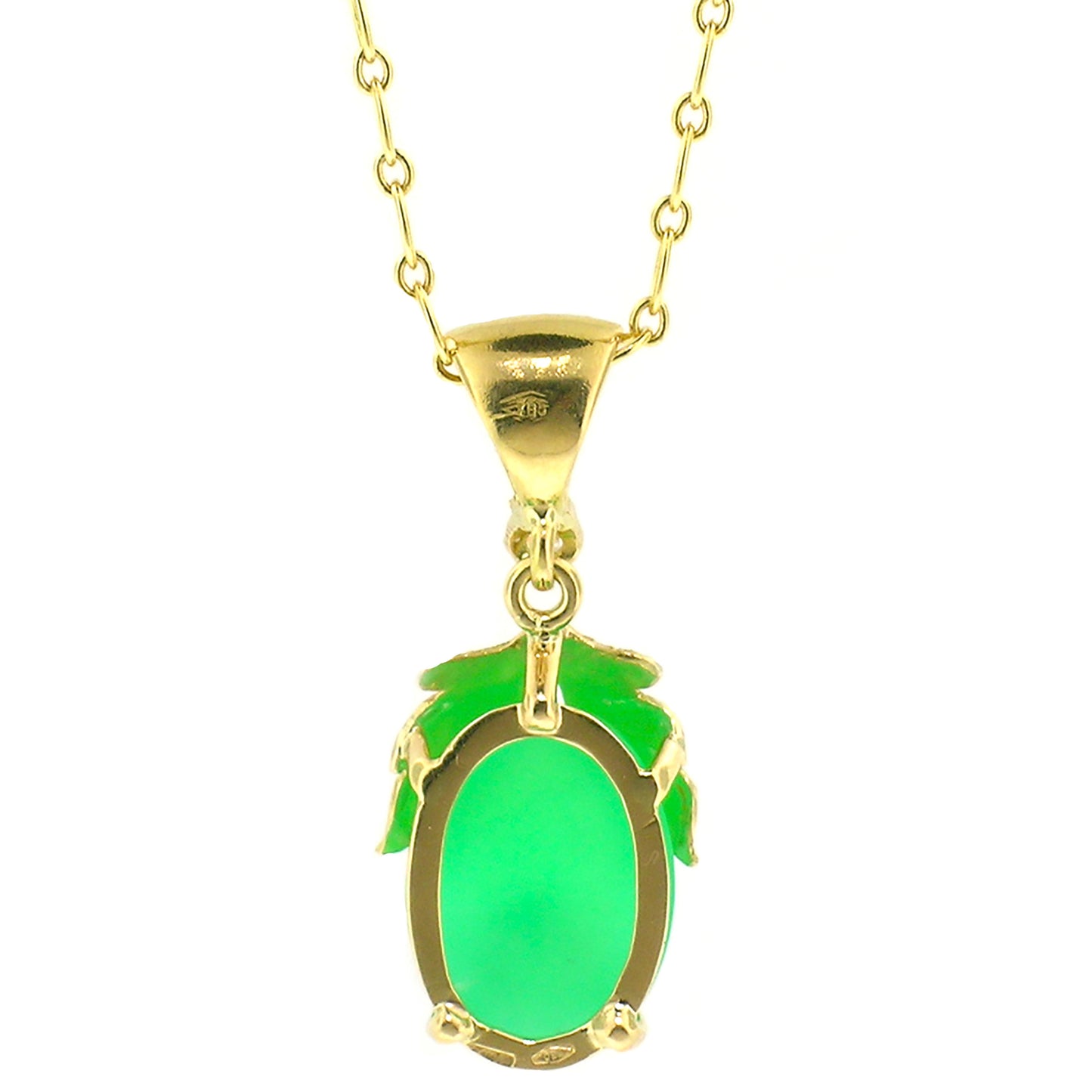 Chrysoprase Sylvia 18kt Pendant