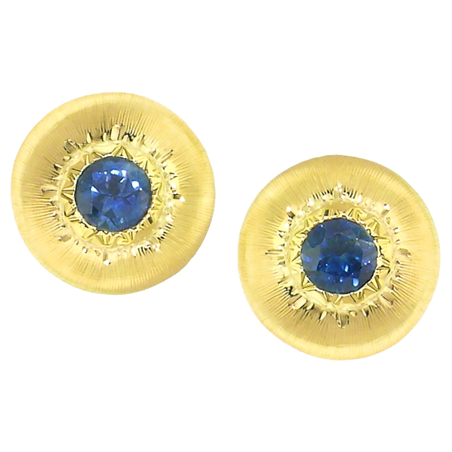 Montana Sapphire 18kt Bianca Earrings