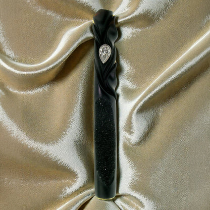 Steve Walters Carved Chalcedony and Diamond 18kt Pendant & Brooch made in USA by ART Guyon for Cynthia Scott Jewelry