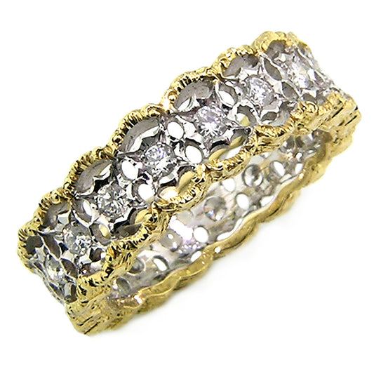 Stefania Diamond 18kt Eternity Band made in Florence Italy for Cynthia Scott Jewelry