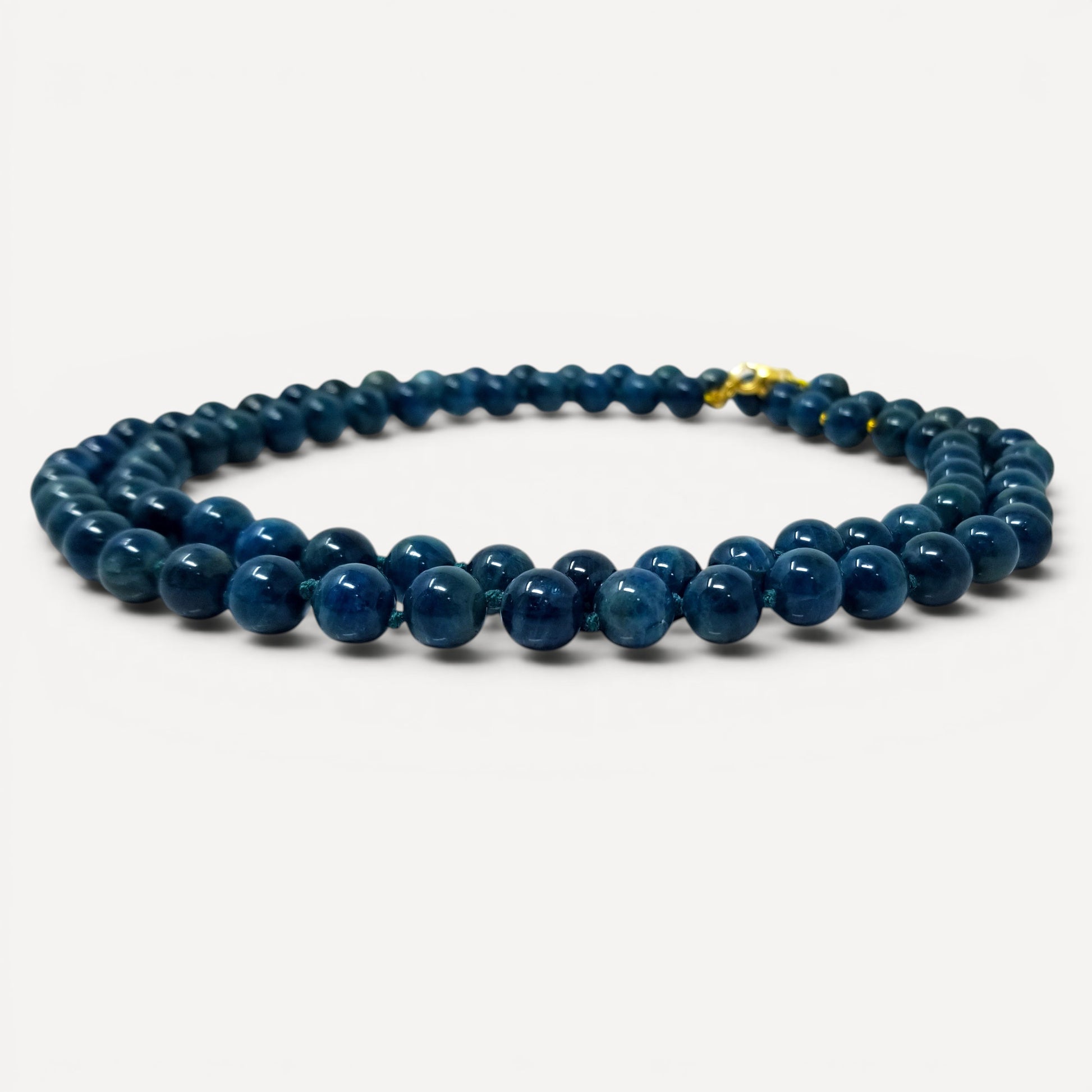 Cat's Eye Apatite Beaded Gemstone Necklace by Cynthia Scott Jewelry